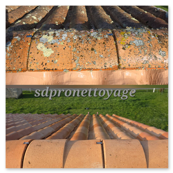 Nettoyage de toiture façade terrasse Charente
